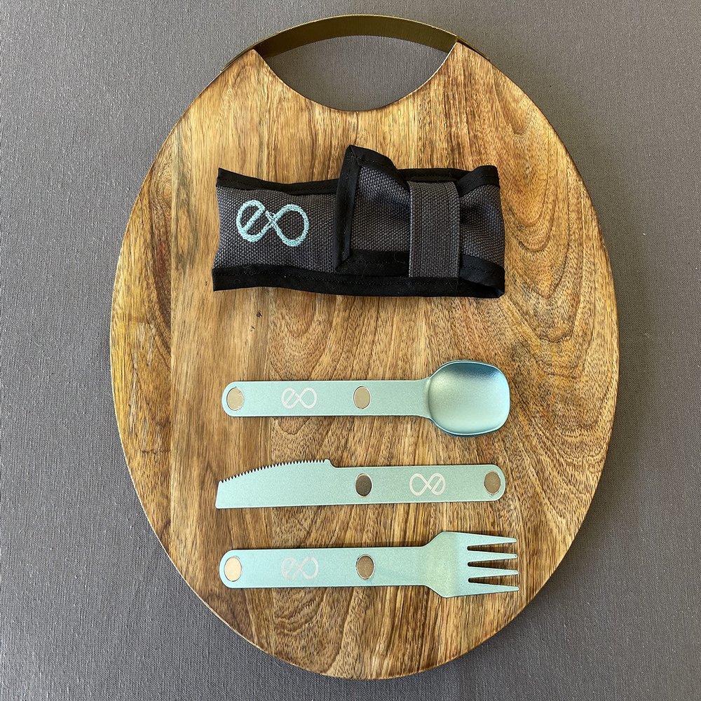 Finalware Magnetic Cutlery (Aquamarine (Light Blue) Single Set)