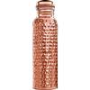 100% Pure Copper Water Bottle/Hammered/Premium Quality/Ayurvedic Health/Leak Proof/950ml view 1