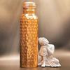 100% Pure Copper Water Bottle/Hammered/Premium Quality/Ayurvedic Health/Leak Proof/950ml view 2