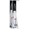 Better Display Cases Model Rocket Acrylic Display Case with Mirror Back (D04/A021-MB) view 1