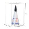 Better Display Cases Model Rocket Clear Acrylic Table Top Display Case (D06/A085-CB) view 2