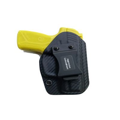 Aggressive Concealment MAX9RIWBLP IWB Kydex Holster Ruger Max 9 w/red dot Optic (Black, Left)