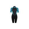 Typhoon Womens Storm3 3/2mm Shorty Wetsuit - Aqua 250895 8 view 1
