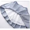 Milokado 3-12 Years Skirts for Teen Girls Kids Blue Elastic High Waist A Line Pleated Denim Skirt(Blue, 5-6 Years) view 4