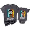 Dadlife Kidlife Shirt Zombie Graphic Father's Day Matching Father and Kids Youth Shirt view 2