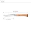 Opinel No.12 Serrated Blade Folding Knife and Kitchen Tool - Outdoor Camp Kitchen Folding Knife view 3