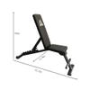 Multi-Purpose Adjustable Weight Bench with Wider Backrest/Seat and Easy Storage - 7 Position Ideal for Full Body Workout at Home Gym. view 4