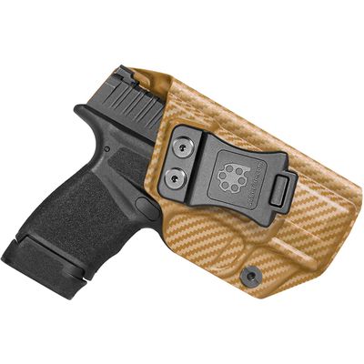 Amberide Springfield Hellcat IWB Holster,Kydex-Boltaron Inside Waistband Fit Springfield Armory Hellcat 9mm,Secure Retention,Quick Draw,030Adjustable Cant