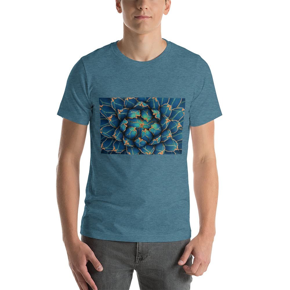 AKAI Short-Sleeve Unisex T-Shirt Heather Deep Teal