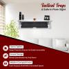 Tactical Traps - Freedom 52R Concealment Shelf with Trap Door and RFID Lock - Secure & Safe Hidden Concealment Compartment - 46" X 13.5" X 5" - White view 3