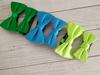 KissTies Pre-Tied Green Bow Tie Classic Solid Satin Tuxedo Bowties view 4