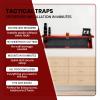 Tactical Traps - Freedom 52R Concealment Shelf with Trap Door and RFID Lock - Secure & Safe Hidden Concealment Compartment - 46" X 13.5" X 5" - Cherry view 4