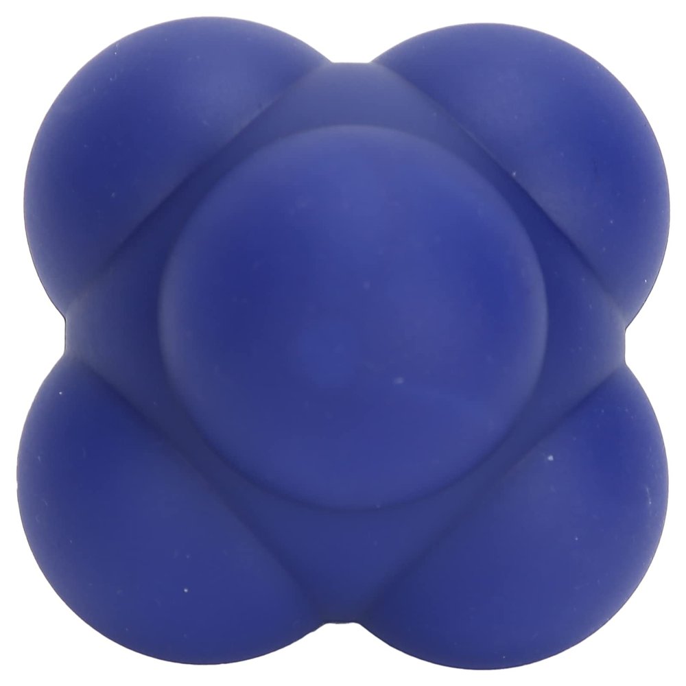 Reflex Training Ball, Massage Roller Ball Eye Coordination Speed Body Rolling with Six Hemispheres for Enhancing Your HandEye Coordination(Cobalt Blue)