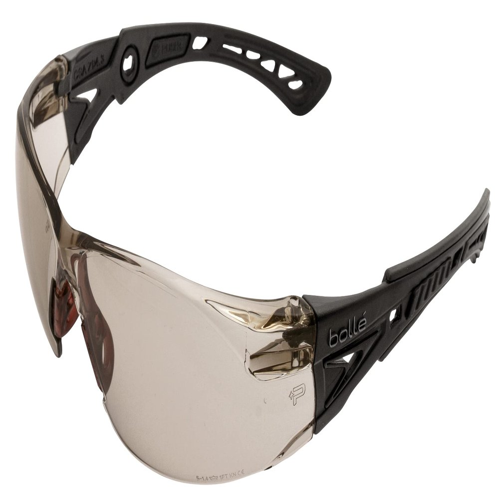 Bolle Tactical Rush+ Small Safety Spectacles Smoke PC Lens
