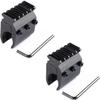 Gotical Universal 21mm Weaver Picatinny Rail Base Adapter Converter Barrel Scope Mount New (2 Piece) view 1