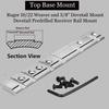 GOTICAL Ruger 10/22 Weaver and 3/8" Dovetail Mount Dovetail Predrilled Receiver Ruger Rail Mount Adapter (Silver) view 4