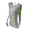 High Sierra Hydrahike 2.0 Hydration Backpack with 2L Reservoir, for Hiking, Biking, Camping, Traveling, Silver, 4L view 1