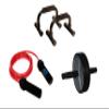 Ader Total AB Workout Set- Weighted Jump Rope, Ab Wheel & Push-Up Bars view 1