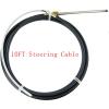 Outboard Steering System,Marine Turbine Rotary Steering System Outboard Boat Steering Kit with 13.5" Steering Wheel and Steering Cable Rotary Helm 3/4" Tapered Shaft 90 Bezel Fixing Kits (10FT) view 3
