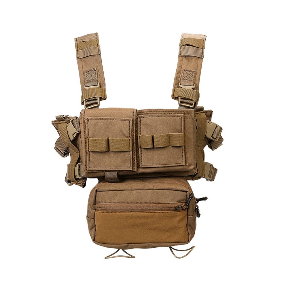 EMERSONGEAR tac Micro Fight Chissis MK3 Modular Molle Chest Rigs Airsoft Vest Rig