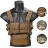 EMERSONGEAR tac Micro Fight Chissis MK3 Modular Molle Chest Rigs Airsoft Vest Rig view 3