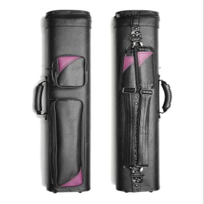 2x2/2x4/2x5/3x6 Professional Pool Cue Case 2butts 2shafts/2butts 4shafts/2butts 5shafts/3butts 6shafts Carry Billiard Pool Cue Stick Case (2x2-Back-Pack-Purple)