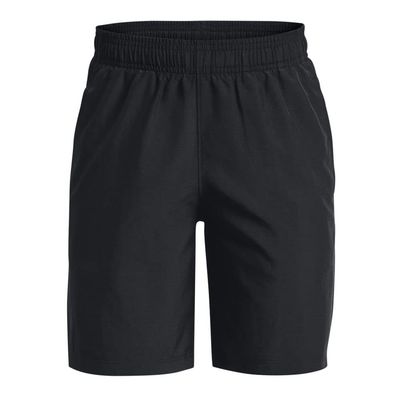 Under Armour Boys' Woven Graphic Shorts, Black (003)/Black, Youth X-Small