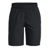 Under Armour Boys' Woven Graphic Shorts, Black (003)/Black, Youth X-Small view 1