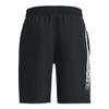 Under Armour Boys' Woven Graphic Shorts, Black (003)/Black, Youth X-Small view 2