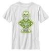 Fortnite Glow Skull Boy's Solid Crew Tee view 1