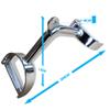 LKP Tricep Press Down V-Shaped Bar Cable Machine Attachment LAT Bar Home Gym Cable Pulley Accessories Pull Down Workout Handle for Fitness view 2