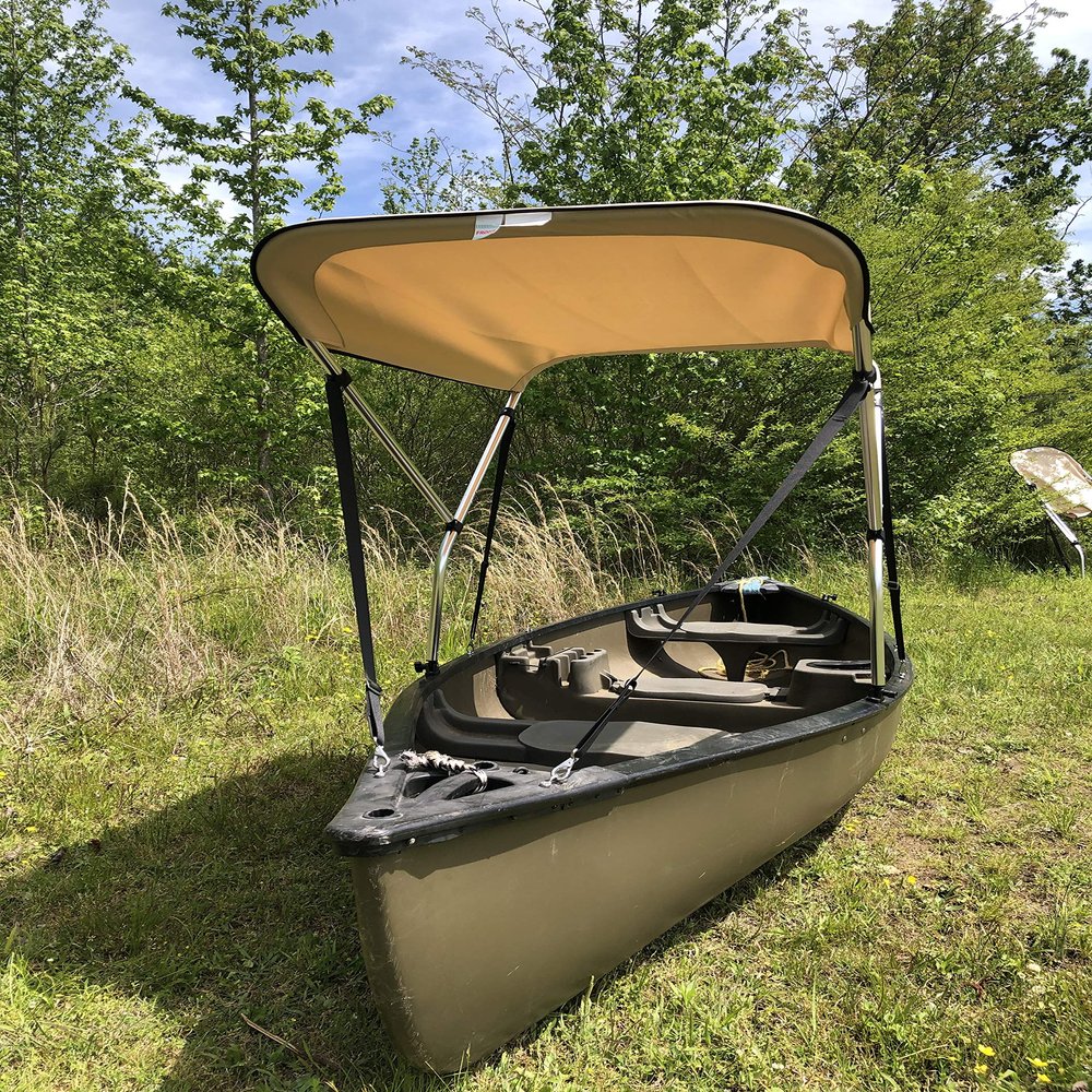 Cypress Rowe Outfitters Beige 3' by 6' Canoe/Kayak Sun Shade/Canopy