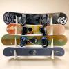 Factory Crafts Wooden Board Rack Display Shelf - Snowboard Skateboard Ski Longboard Changeable Size Wood Color view 2