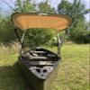 Beige 2' by 6' Canoe/Kayak Sun Shade/Canopy by Cypress Rowe Outfitters view 3