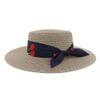 2021 sun hat women men sun hats bow hand made straw cap beach Flat brim hat casual girls summer cap (Color : Dark gray, Size : 56-58cm) view 1