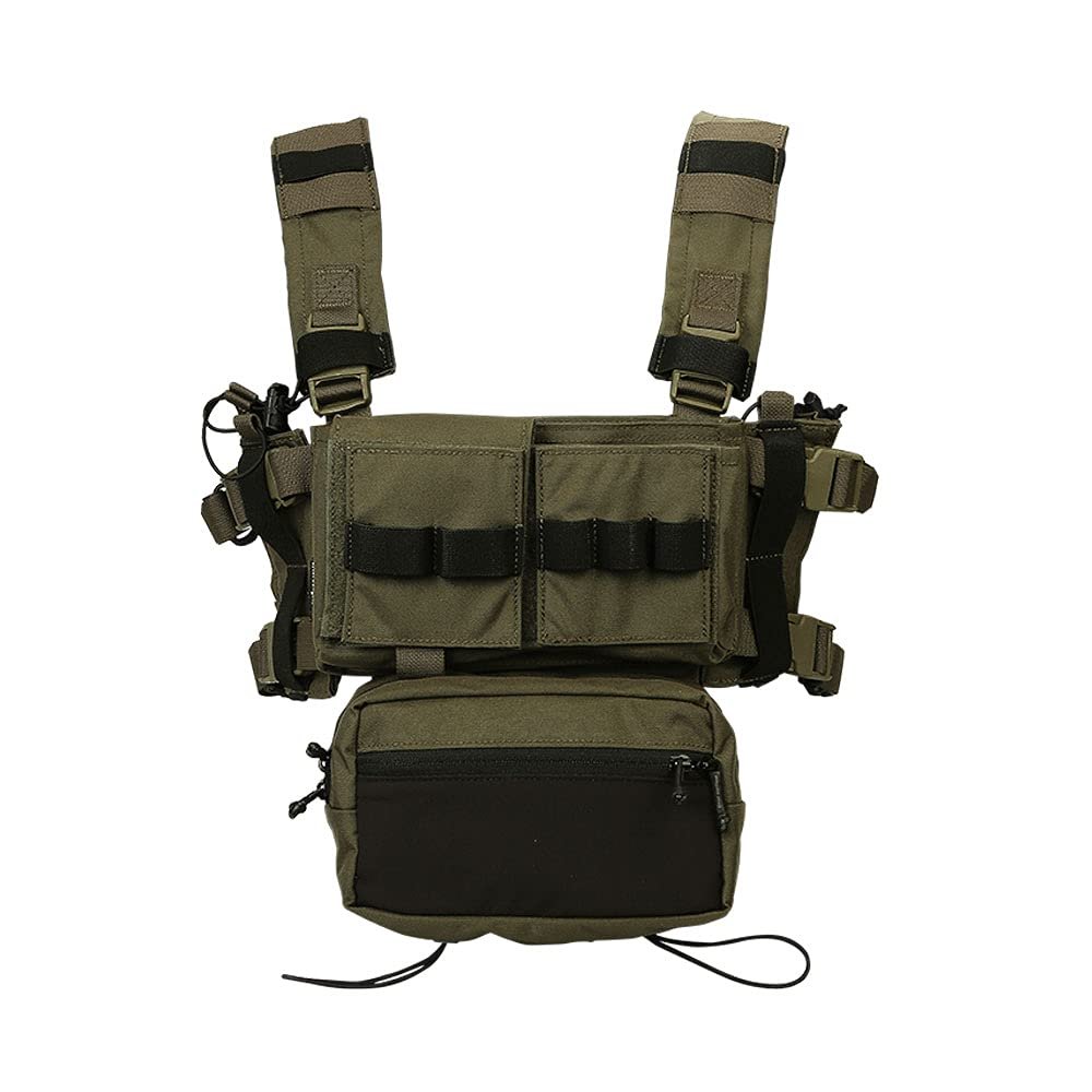 EMERSONGEAR tac Micro Fight Chissis MK3 Modular Molle Chest Rigs Airsoft Vest Rig