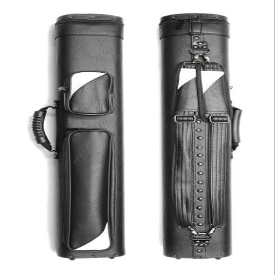 2x2/2x4/2x5/3x6 Professional Pool Cue Case 2butts 2shafts/2butts 4shafts/2butts 5shafts/3butts 6shafts Carry Billiard Pool Cue Stick Case (2x4-Back-Pack-White)