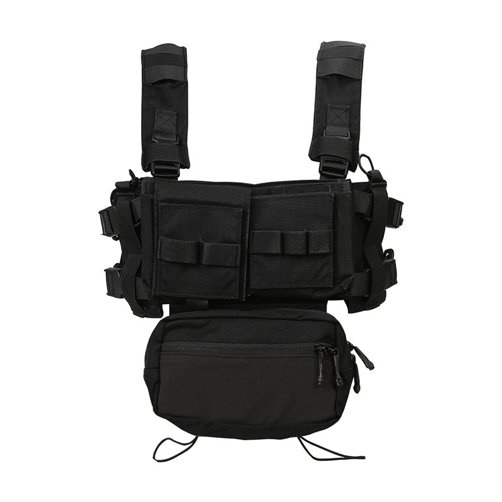 EMERSONGEAR tac Micro Fight Chissis MK3 Modular Molle Chest Rigs Airsoft Vest Rig