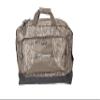 Cupped Waterfowl Camo Wader Storage Bag, Expandable Duck Hunting Wader Bag with Fold-Out Neoprene Mat and Waterproof Pockets, Mossy Oak Bottomland Camo view 1