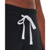 Under Armour Womens Rival Terry Joggers, Black (001)/White, 3X view 3