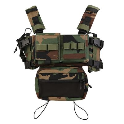EMERSONGEAR tac Micro Fight Chissis MK3 Modular Molle Chest Rigs Airsoft Vest Rig