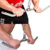 LKP LAT Pulldown Bar Cable Machine Attachment LAT Revolving Curl Bar for Gym Fitness Press Down Cable Attachment Tricep Bar Exercise Accessorie view 3