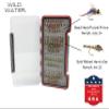 Wild Water Fly Fishing Nymph Assortment, 72 Flies with Large Thin Fly Box for Trout, Panfish, Crappie, Sunfish view 2