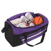 40 Liter, 22 Inch Duffle Bag for Women Men Travel; Large Duffel Bag with Shoulder Strap, Sections (Purple) view 3