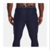 Under Armour Men's HeatGear Armour Leggings, Midnight Navy (410)/White, Medium Tall view 3