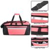 40 Liter, 22 Inch Reflective Duffle Bag with Shoulder Strap for Men, Women, Travel (Pink) view 2