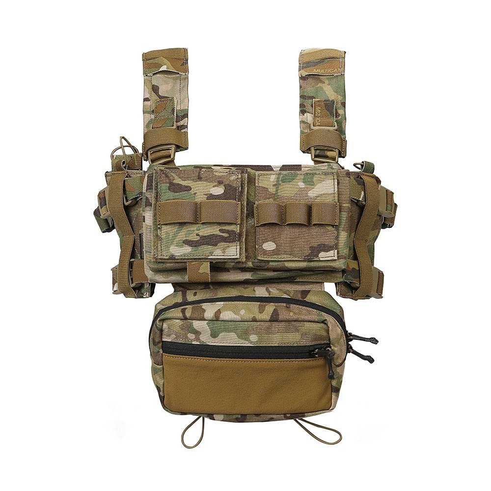 EMERSONGEAR tac Micro Fight Chissis MK3 Modular Molle Chest Rigs Airsoft Vest Rig