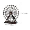 VOSAREA Retro Home Ferris Wheel Decorations Gold Ferris Wheel Model for Desktop view 2