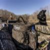 Cupped Waterfowl Floating Blind Bag, Hunting Blind Bag with Water-Resistant Shell and Foam Lining for Flotation, Medium, Mossy Oak Bottomland Camo view 2