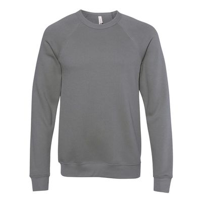 Bella Canvas Unisex Adult Fleece Raglan Sweatshirt (XS) (Carbon Grey Heather)